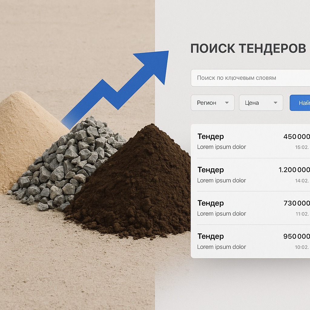 Как поставщику сыпучих материалов увеличить продажи через тендеры: внедряем Контур.Закупки