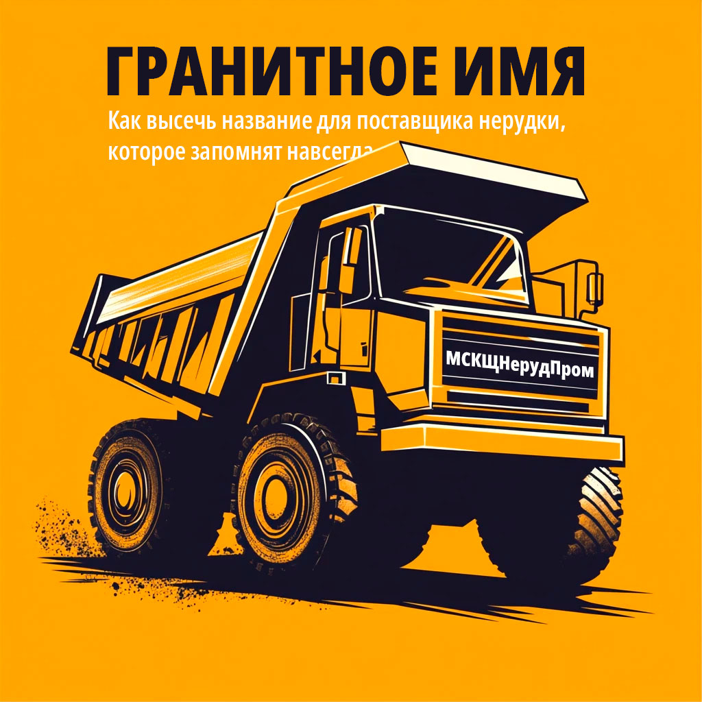 Гранитное имя: как высечь название для поставщика нерудки, которое запомнят навсегда